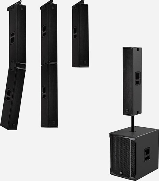 RCF NXL 24-A MK2 Active 2-Way Line Array Column Speaker (2100 Watts), New, In Use