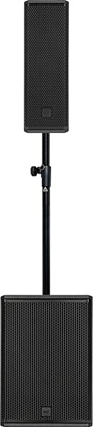 RCF NXL 14-A + SUB 15-AX Powered Loudspeaker System, Black, NXL 14-A with SUB-15 AX
