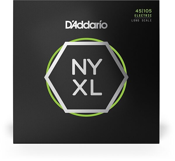 D'Addario Long Scale Nickel Wound Electric Bass Strings, NYXL45105, view