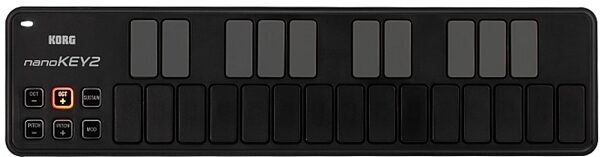 Korg nanoKEY2 USB Keyboard Controller (25-Key), Black