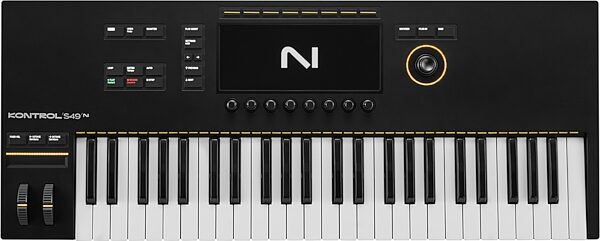 Native Instruments Kontrol S49 MK3 USB MIDI Keyboard Controller, 49-Key, New, Action Position Back