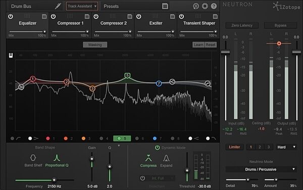 iZotope Neutron Mixing Plug-in, EQ