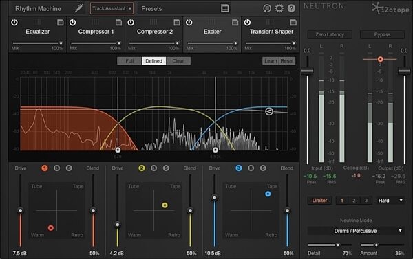 iZotope Neutron Mixing Plug-in, Exciter