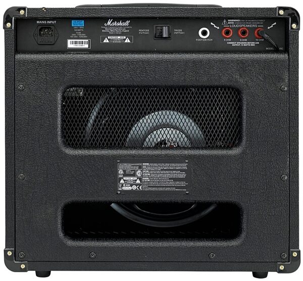 Marshall DSL15C Guitar Combo Amplifier (15 Watts, 1x12"), Rear