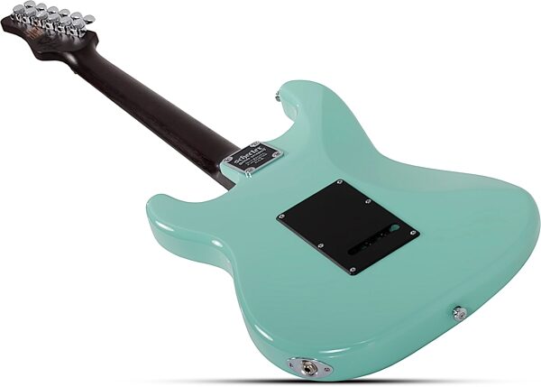 Schecter Nick Johnston HSS 10th Anniversary Traditional Electric Guitar, Atomic Green, Action Position Back