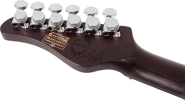 Schecter Nick Johnston HSS 10th Anniversary Traditional Electric Guitar, Atomic Green, Action Position Back