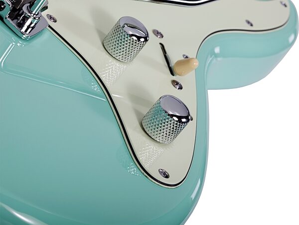 Schecter Nick Johnston HSS 10th Anniversary Traditional Electric Guitar, Atomic Green, Action Position Back
