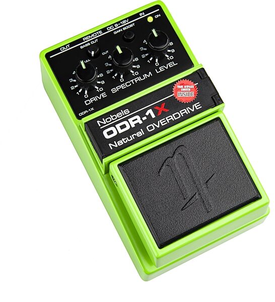 Nobels ODR-1X Natural Overdrive Pedal, New, Action Position Back