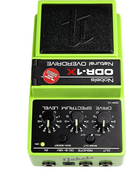 Nobels ODR-1X Natural Overdrive Pedal, New, Action Position Back