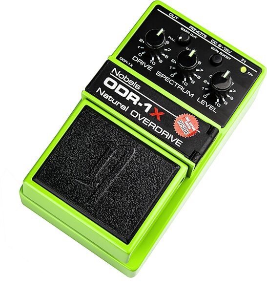 Nobels ODR-1X Natural Overdrive Pedal, New, Action Position Back