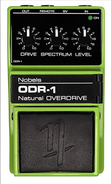 Nobels ODR-1 Natural Overdrive Pedal, New, Action Position Back