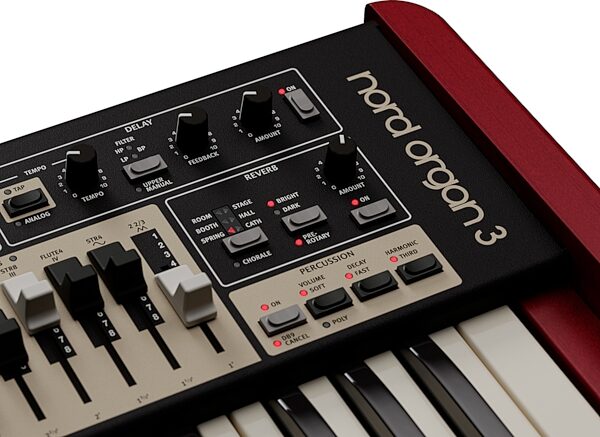 Nord Organ 3 Dual Manual Combo Organ, New, Action Position Back