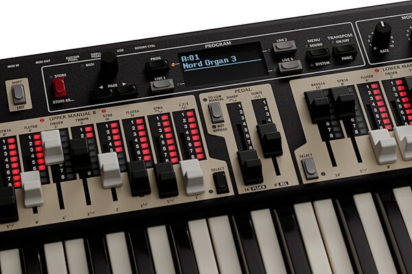 Nord Organ 3 Dual Manual Combo Organ, New, Action Position Back