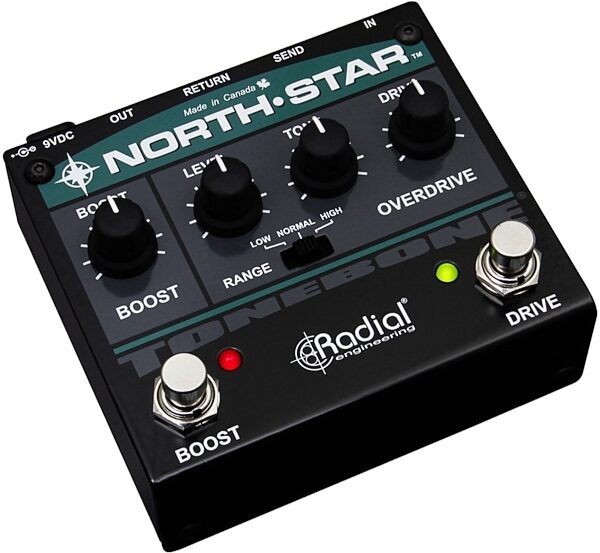 Radial Tonebone North-Star Clean Overdrive Pedal, Alt