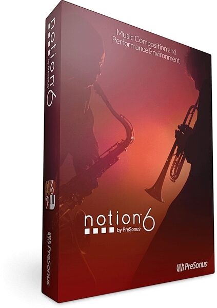 PreSonus Notion 6 Notation Software, Digital Download, Box