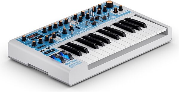 Novation Bass Station ll Swifty Edition Analog Synthesizer Keyboard, New, Action Position Back