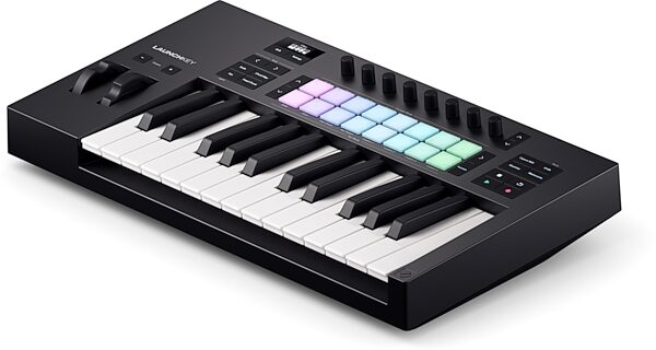 Novation Launchkey 25 MK4 USB MIDI Keyboard Controller, New, Action Position Back