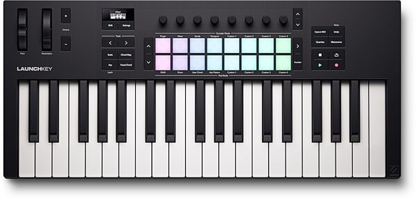 Novation Launchkey 37 MK4 USB MIDI Keyboard Controller, New, Action Position Back