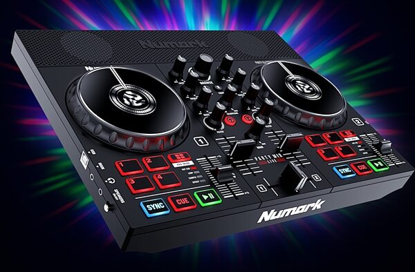 Numark Party Mix Live DJ Controller with Lights, New, In Use