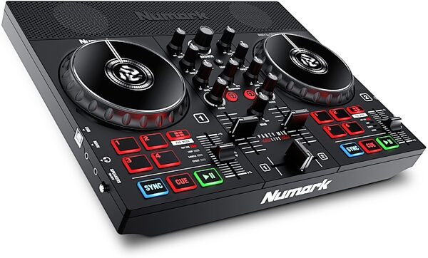 Numark Party Mix Live DJ Controller with Lights, New, Angle