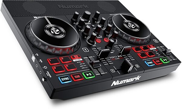 Numark Party Mix Live DJ Controller with Lights, New, Angle