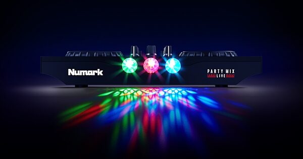 Numark Party Mix Live DJ Controller with Lights, New, In Use