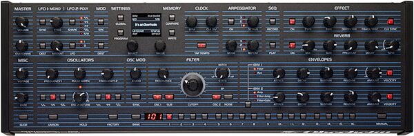 Oberheim TEO5 Desktop Analog Synthesizer, New, Action Position Back