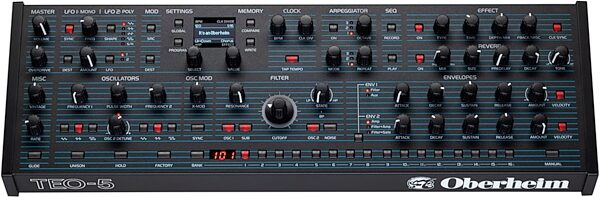 Oberheim TEO5 Desktop Analog Synthesizer, New, Action Position Back