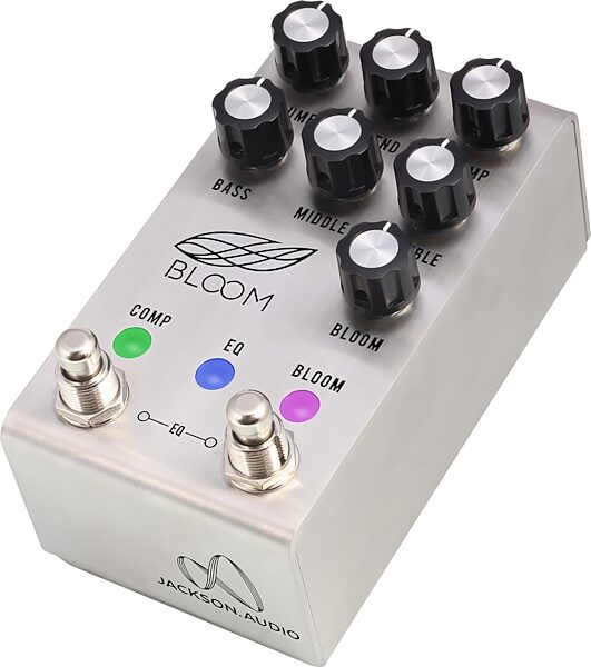 Jackson Audio The Bloom Dynamic Engine Compression Pedal, Silver Model, Action Position Back