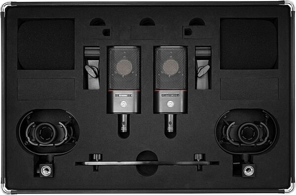 Austrian Audio OC18 Dual Set Plus Condenser Microphone Pair Bundle, Pair, Action Position Back