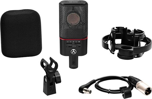 Austrian Audio OC818 Large-Diaphragm Condenser Microphone, Black, Contents