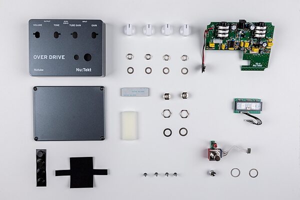 Korg OD-S Nu:Tekt Nutube Overdrive DIY Pedal Kit, Action Position Back