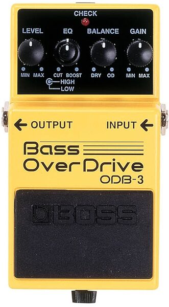 Boss ODB-3 Bass Overdrive Compact Effects Pedal, Main