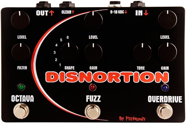 Pigtronix Disnortion Parallel Fuzz Overdrive and Octave Pedal, Main
