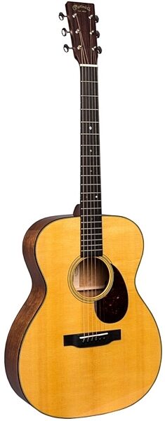 Martin OM-18E Orchestra Acoustic-Electric Guitar (with Case), Main