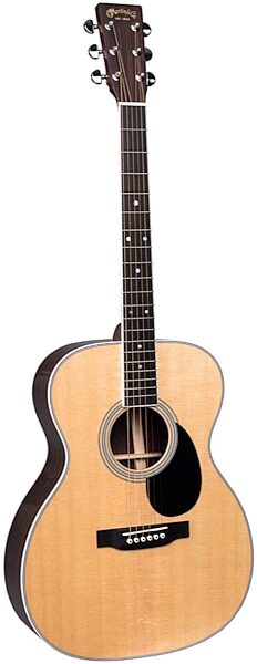 Martin OM-35E Orchestra Acoustic-Electric Guitar (with Case), Main