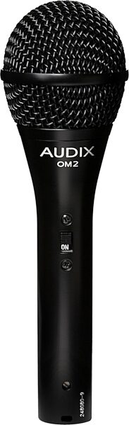 Audix OM2 Dynamic Cardioid Microphone, OM2S (with On/Off Switch), Main