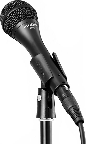 Audix OM3 Dynamic Hypercardioid Handheld Microphone, OM3 (Standard), In Use