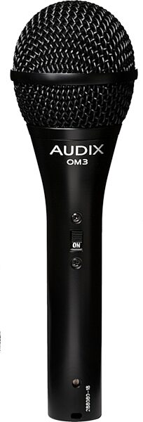 Audix OM3 Dynamic Hypercardioid Handheld Microphone, With On/Off Switch, Main