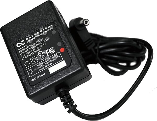 One Control 9V DC 2000mA Power Adapter, Action Position Back