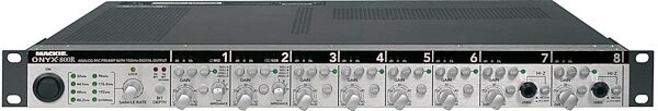 Mackie Onyx 800R 8-Channel Microphone Preamp with Digital Out, Front Angle View
