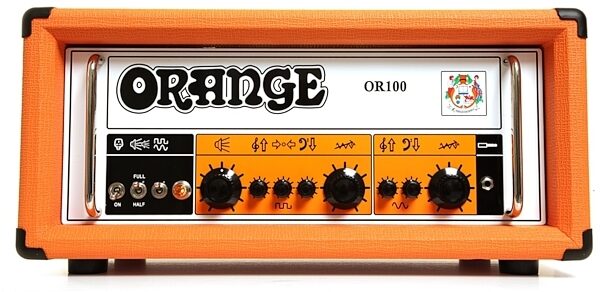 Orange OR100H Dual Guitar Amplifier Head (100 Watts), Front