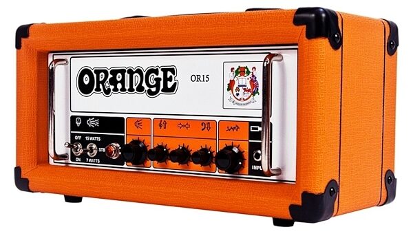 Orange OR15H Guitar Amplifier Head (15 Watts), New, Right