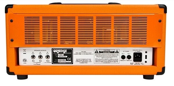 Orange OR50H Guitar Amplifier Head (50 Watts), Back