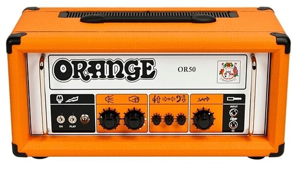 Orange OR50H Guitar Amplifier Head (50 Watts), Front