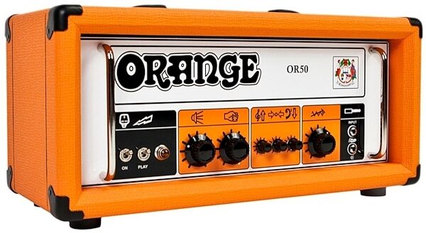 Orange OR50H Guitar Amplifier Head (50 Watts), Left