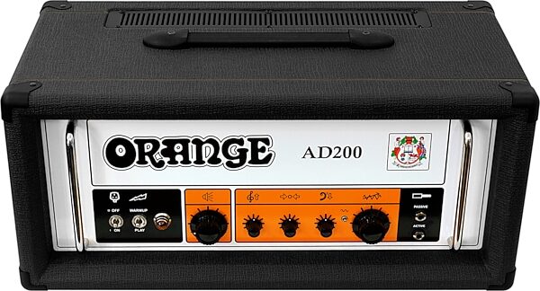 Orange AD200 Bass Amplifier Head (200 Watts), Black, Action Position Back