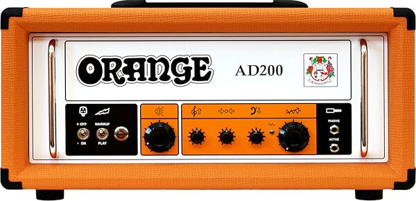 Orange AD200 Bass Amplifier Head (200 Watts), Orange, Action Position Back