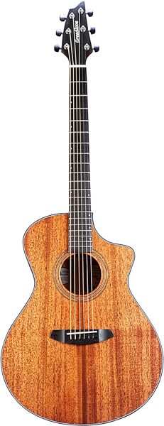 Breedlove Organic Wildwood Concert Satin CE Acoustic-Electric Guitar, Action Position Back