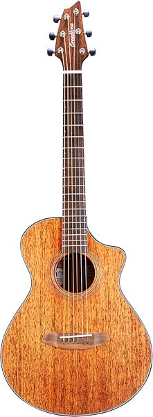 Breedlove Organic Wildwood Companion Satin CE Travel Acoustic-Electric Guitar, Action Position Back